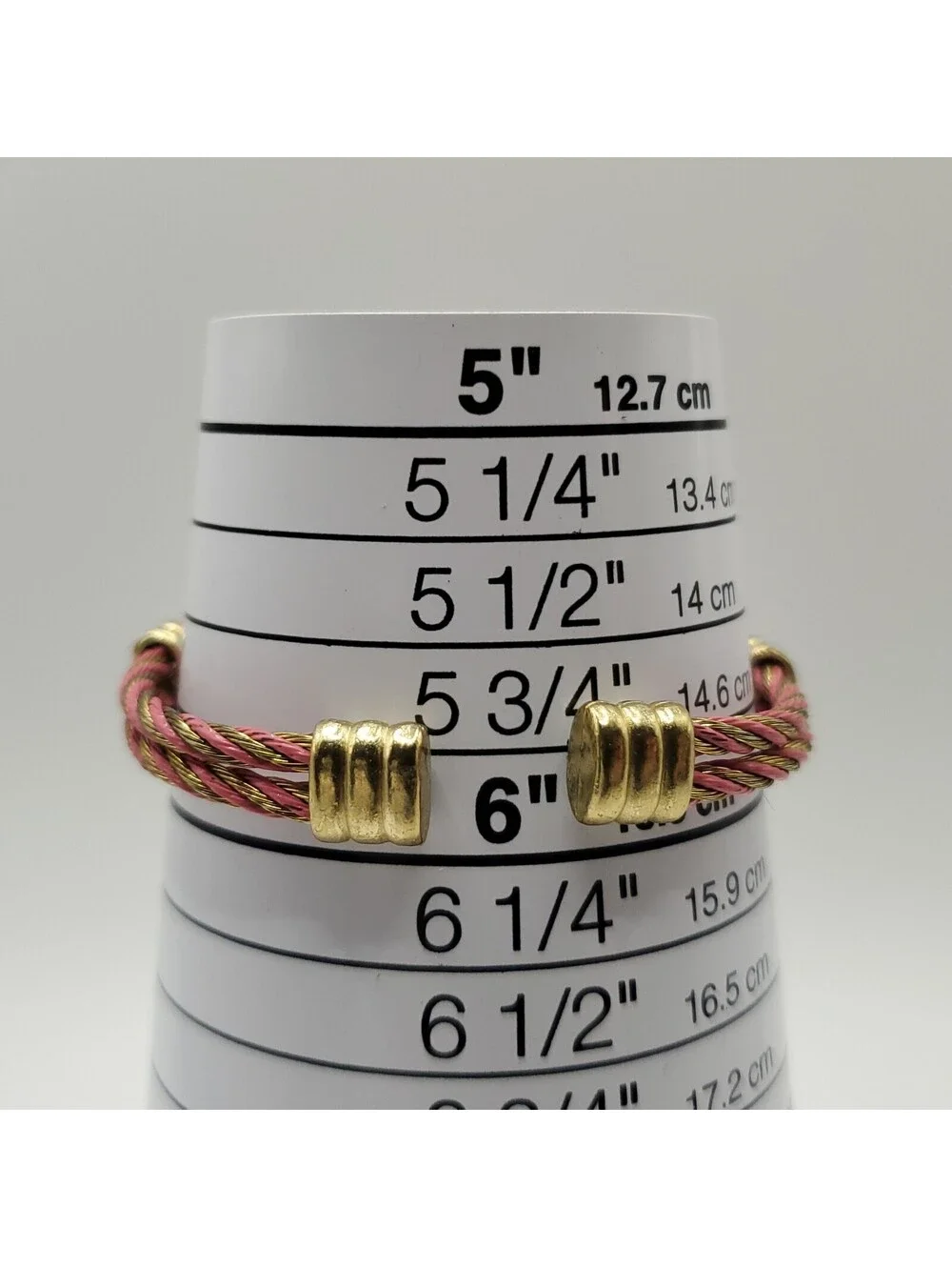 Geneva 3 Star Multicolor Cuff Band Womens Watch 38mm New Battery